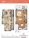 Evergreen at Delta Ridge Apartments 3x2.5 Floor Plan